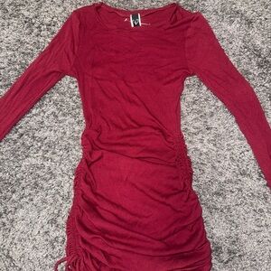 Windsor Burgundy Long Sleeve Dress